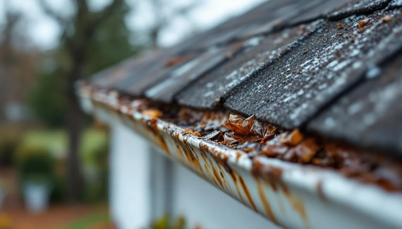Clogged or Damaged Gutters in Blue Ash