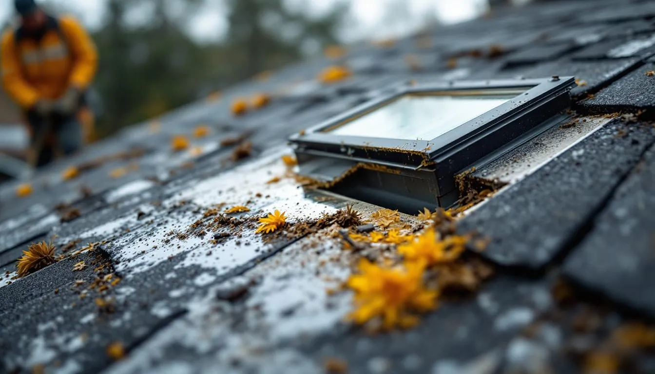 Skylight Leaks and Seal Failure in Blue Ash